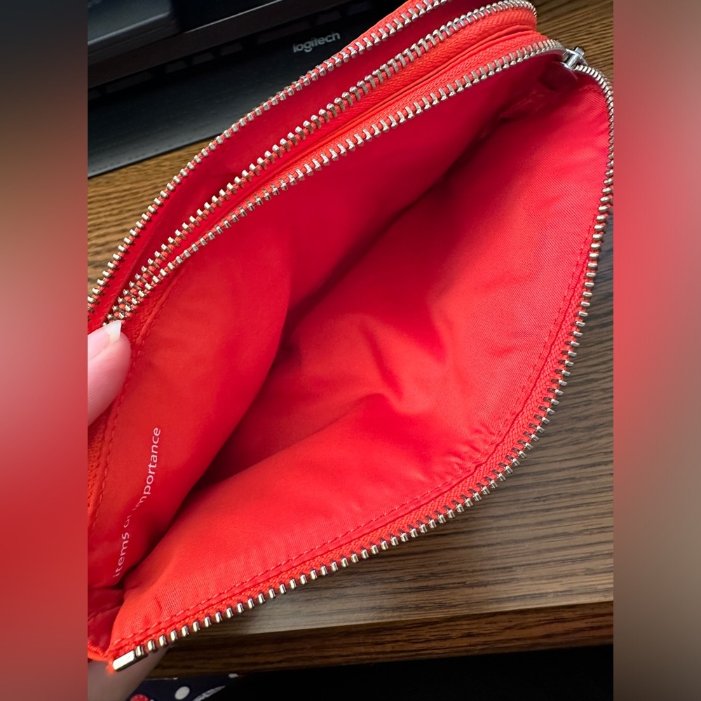 Lululemon Now and Always Puffy Pouch Wristlet in Orange - Picture 8 of 8